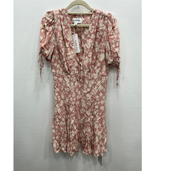 NWT Yumi Kim Story Book Peach Pink Kelly Midi Dress Size Medium - Picture 2 of 13